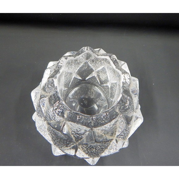 Orrefors Sweden Firefly Nimbus Artichoke Crystal Candle Holder - Picture 5 of 16
